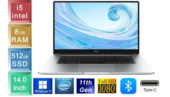 Huawei MateBook D15 - i5 - 8GB RAM - 512GB SSD