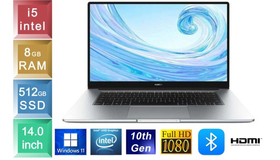 Huawei MateBook D15 - i5 - 8GB RAM - 512GB SSD