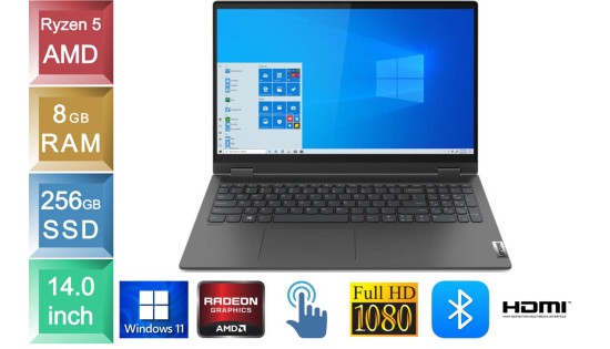 Lenovo Ideapad Flex 5 - Ryzen 5 - 8GB RAM - 256GB SSD