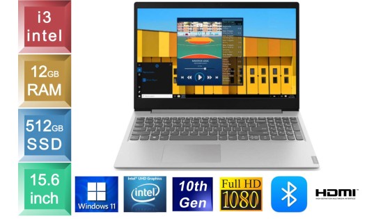Lenovo Ideapad S145 - i3 - 12GB RAM - 512GB SSD