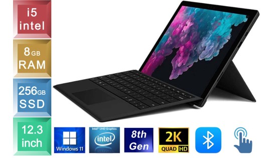 Microsoft Surface Pro 6 - i7 - 8GB RAM - 256GB SSD - Touch
