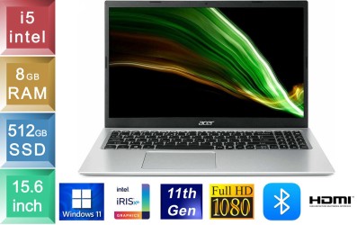 Acer Aspire 3 A315-58 - i5 - 8GB RAM - 512GB SSD