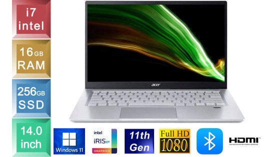 Acer Swift SF314-511 - i7 - 16GB RAM - 256GB SSD