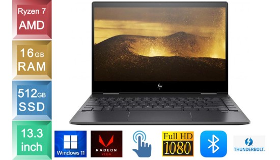HP Envy x360 13 - Ryzen 7 - 16GB RAM - 512GB SSD