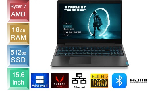 Lenovo IdeaPad L340 - Ryzen 7 - 16GB RAM - 512GB SSD