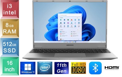Medion Akoya E16402 - i3 - 8GB RAM - 512GB SSD