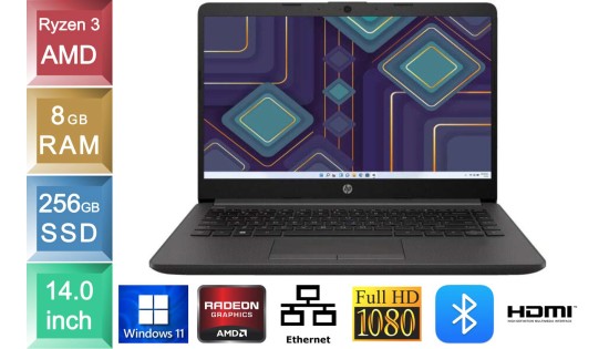 HP 245 G9 - Ryzen 3 - 8GB RAM - 256GB SSD