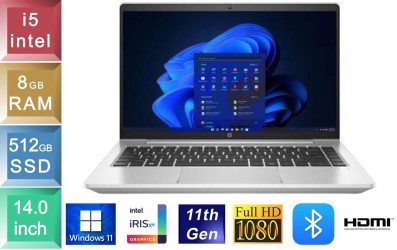 HP Laptop 14s-dq4433no - i5 - 8GB RAM - 512GB SSD