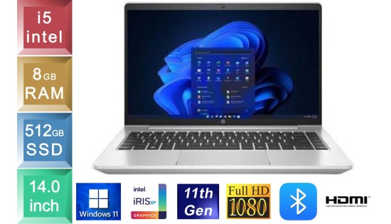 HP Laptop 14s-dq4433no - i5 - 8GB RAM - 512GB SSD