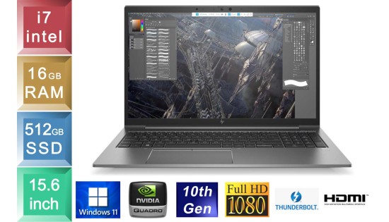 HP ZBook Firefly 15 G7 - Ryzen 7 - 16 GB RAM - 512GB SSD
