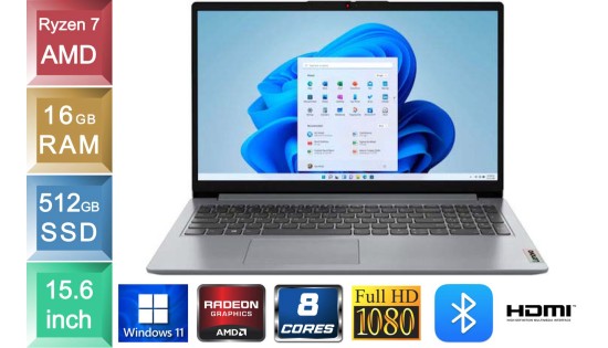 Lenovo IdeaPad 1 - Ryzen 7 - 16GB RAM - 512GB SSD
