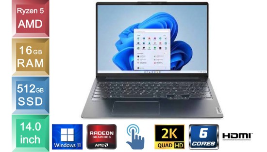 Lenovo IdeaPad 5 Pro - Ryzen 5 - 16GB RAM - 512GB SSD - Touch