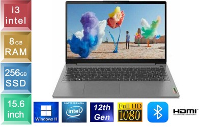 Lenovo IdeaPad 3 15IAU7 - i3 - 8GB RAM - 256GB SSD
