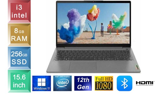 Lenovo IdeaPad 3 15IAU7 - i3 - 8GB RAM - 256GB SSD