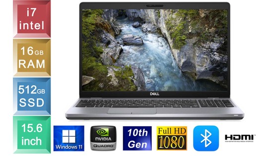 Dell Precision 3550 - i7 - 16GB RAM - 500GB SSD