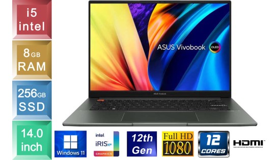 Asus Vivobook S 14 OLED K3402 - i5 - 8GB RAM - 256GB SSD