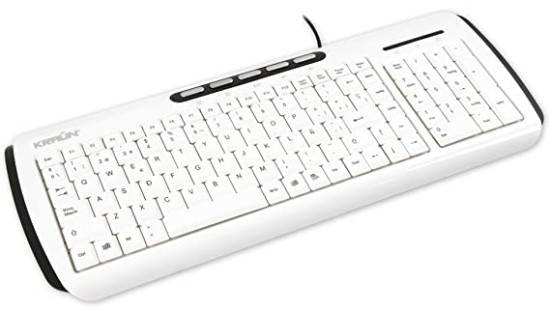 Kraun Keyboard Color Design - White