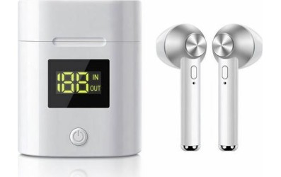 Bluetooth handsfree TWS D019 white
